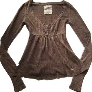 ISO!!!!!! Abercrombie ur brown babydoll tops